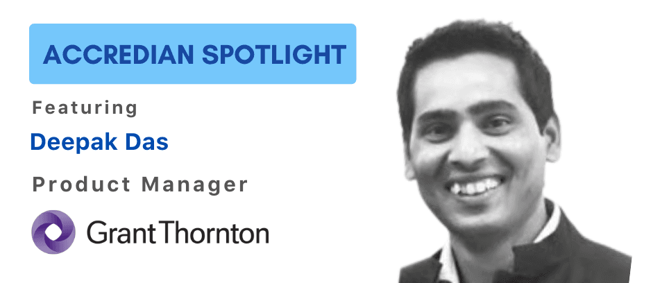 In conversation with Deepak from Grant Thorton I Accredian Spotlight