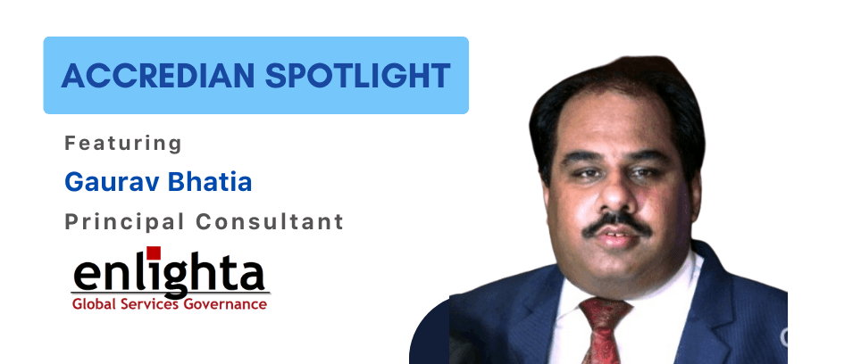 In talks with Gaurav from Enlighta I Accredian Spotlight